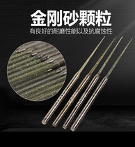 Diamond grinding head round ball cylindrical tapered plated diamond sand grinding head jade grinding head 3mm shank box dress