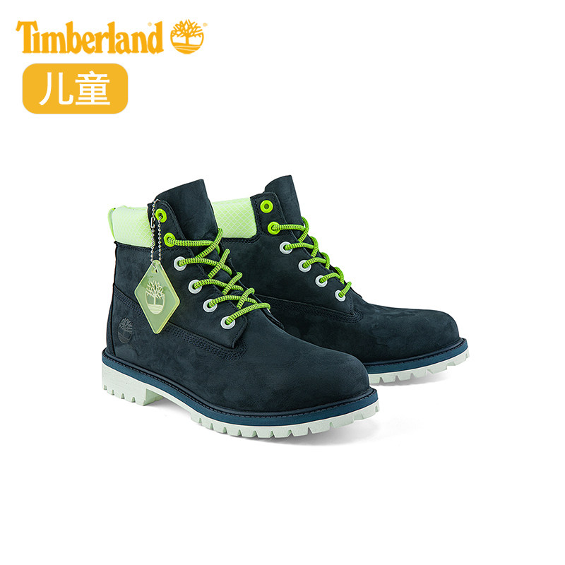 timberland添柏岚童鞋21春装新款青少年户外休闲高帮6寸靴a2j9q