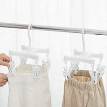 Pants Rack Japan LEC Home Sunning Clip Multifunction Dress Clip Drying Clip Plastic Underwear Clip Windproof Small Pants Clip