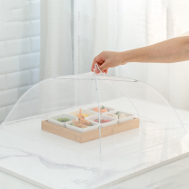 Japan ECHO Vegetable Hood Square Dish Hood Foldable Food Hood Anti Fly Hood Subtable Dining Hood