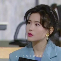 Fanghua Peerless Blue Jieying 90 s retro soft cats eye stone flower earrings earrings 925 silver needle