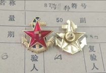 Retired Inventory 87 collar flower 87 sea collar flower last century metal badge old collar flower rare collection