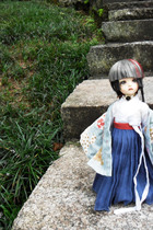 (Sold out) BOBMI 6 points baby clothes elegant Han clothes row rabbit