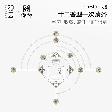 观云十二香型白酒套装16瓶酒样每瓶50ml[20元优惠券]-寻折猪