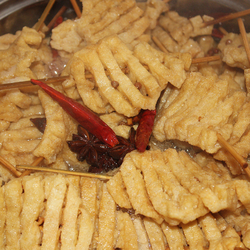 山西运城特产麻辣串500g豆干豆腐串豆制品麻辣烫火锅食材 4份包邮