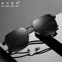 Australia kangaroo new two-color electroplated polarized sunglasses men driving glasses sunglasses men anti-UV KA1849