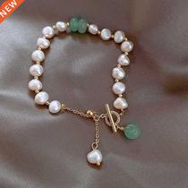 Classic Fashion Natural Stone Pearl Pendant Bracelet For Women