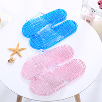 Sanders and slippers for men and women in summer home couples indoor non-slip bath bathroom slippers women Summer men hotel massage leak