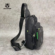 Valerondil new mens chest bag casual cross waterproof shoulder bag multi-layer Oxford cloth backpack lifetime warranty