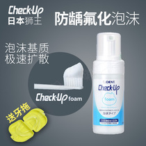 Lion king DENT Japan original imported caries Check-up anti tooth decay fluoride foam toothpaste young children old