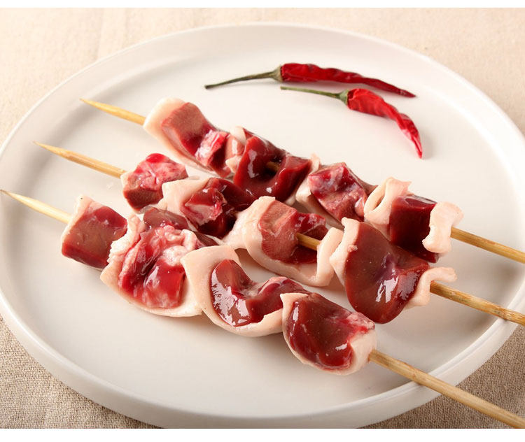 望京小腰40串 鲜猪腰 烧烤半成品小腰烧烤食材商用竹签小腰串