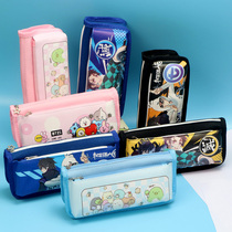 School opening pen bag simple children Primary School students cute large capacity stationery bag children cartoon female boy storage bag