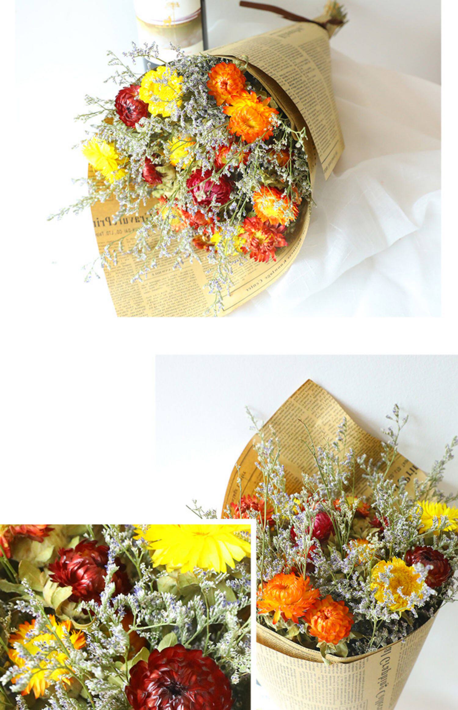 非洲天然雏菊非洲菊干花花束