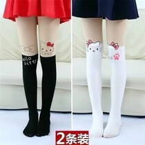 Childrens pantyhose Spring and Autumn white baby girl stockings thin summer little girl bottoming socks