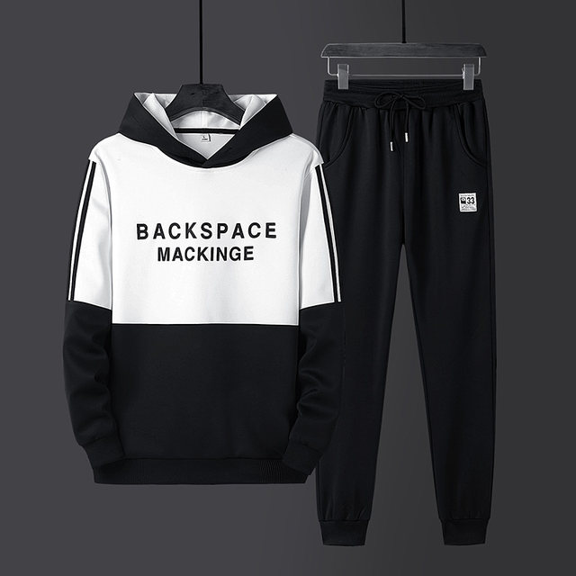 Duan Lang's legendary sweater men's hoodie autumn trend is handsome with a set of men's tide brand casual spring and autumn suit Duan Lang's legendary sweater men's hoodie autumn trend is handsome with a set of men's tide brand casual spring and autumn suit