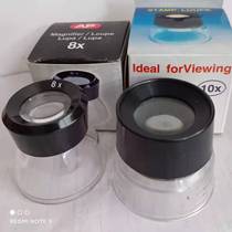 Photographic photographic supplies domestic 10-fold optical magnifying glass to see film negatives sold at low prices recommended use