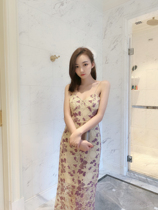 LDTJ high temperament sexy 2020 summer sundress vacation style long dress Mermaid gentle wind dress