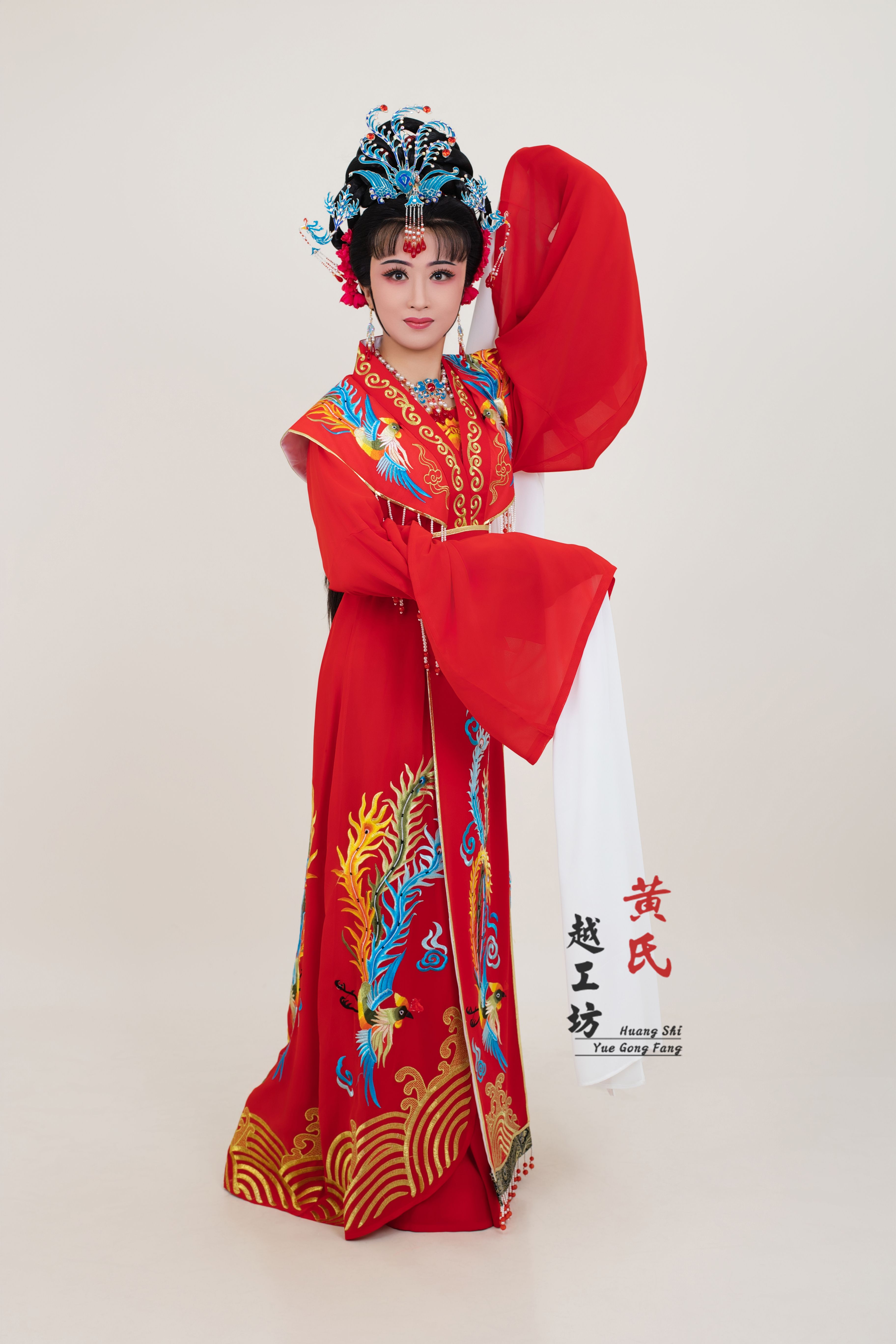 俏花旦新款戏曲越剧黄梅戏闽剧歌仔戏绣彩凤娘娘公主装太后凤装