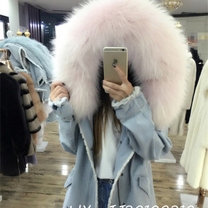 来自星星的你周冬雨同款派克服中长款皮草夫妇