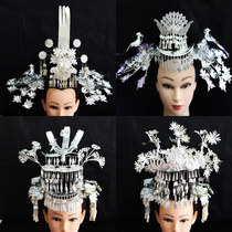 Retro court exaggerated hair accessories suit Hanfu National Wind Net red bridal makeup tassel hair hairpin temperament atmosphere personality