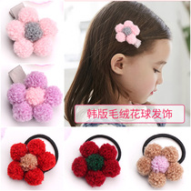  Korean version of childrens hair accessories baby rubber band small circle cute wild hairpin girls do not hurt hair princess head flower accessories