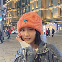 Rosex Tangk Warm Wool Hat Children's Japanese Fall Winter Face Show Small Joker Ear Protection Knitted Hat Cold Hat Men