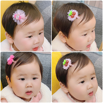  Baby small hairpin cartoon mesh hairpin girl little girl cute head flower pair clip princess childrens headdress flower