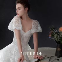 Mori small dress retro fairy wind autumn and winter simple license registration small white skirt can usually wear light wedding dress