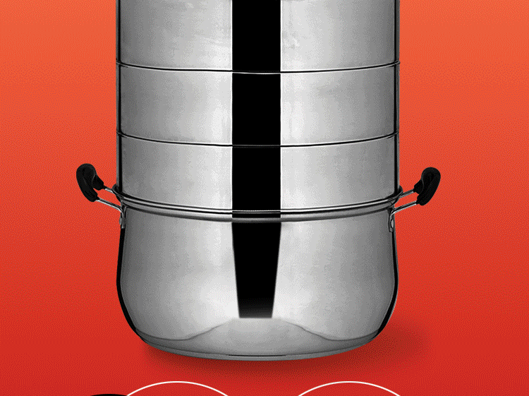 Mutual fermentation steamer, 4-layer double-bottom energy-saving combination lid steamer, original flavor rice steamer, non-cross-flavor steamer, three-layer thickened stainless steel household steamer, multi-layer energy-saving steamer, kitchenware pot, soup pot pic 20
