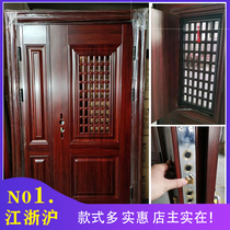 Mother-in-law door anti-theft door entry door entry door ventilation breathable belt gauze mesh door middle door zinc alloy grade A household