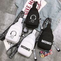 Large capacity Korean version of niche travel girls students outdoor chest bag Women summer mini multi-function