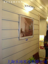 SHERA green live batch stacked wood grain board exterior wall villa hanging board back wall wood grain board imported high quality 8mm