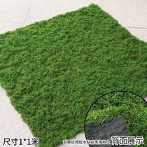 Moss fresh flowers stone basin floor artificial simulation forest silky soft decoration landscape immortality artificial boxed flocking