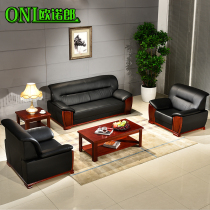 Fashion office sofa Coffee table combination Simple modern office furniture meeting business reception office sofa