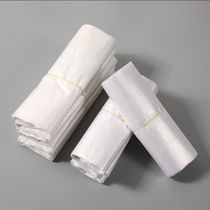 Thickened white vest bag custom transparent plastic bag 35*55 takeaway bag disposable portable bag