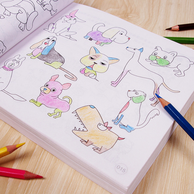 儿童学画画书启蒙涂鸦绘画本0-6岁