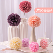 Simulation of chrysanthemum ping pong chrysanthemum onion ball fake flower dandelion wedding scene decoration Flower Home flower