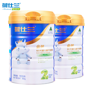 荷仕兰 (Hoeslandt)OPO金装婴幼儿配方2段6-12个月900g*二罐
