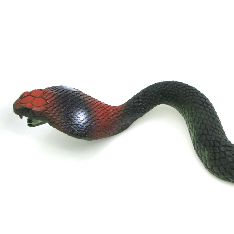 大号软体仿真/爬行动物玩具/眼镜王蛇/动物模型万圣节礼物/87厘米