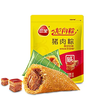 可签到！三全龙舟猪肉鲜粽100g*6只[20元优惠券]-寻折猪