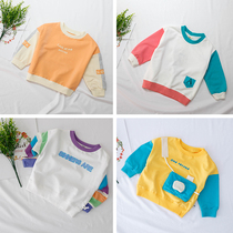 2020 Spring and Autumn Clothes Korean New Boys and Girls Children Leisure Long Sleeve Top Cartoon Sweater Thin