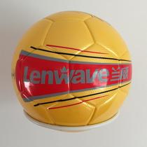 Lanwei football LW-0563 high grade adhesive game football 5 PU standard football training ball yellow