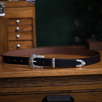 Mountain Rock Studio American Hall Horwen Horween CXL American Retro Light Cavalry Gentleman Dongrass Strap