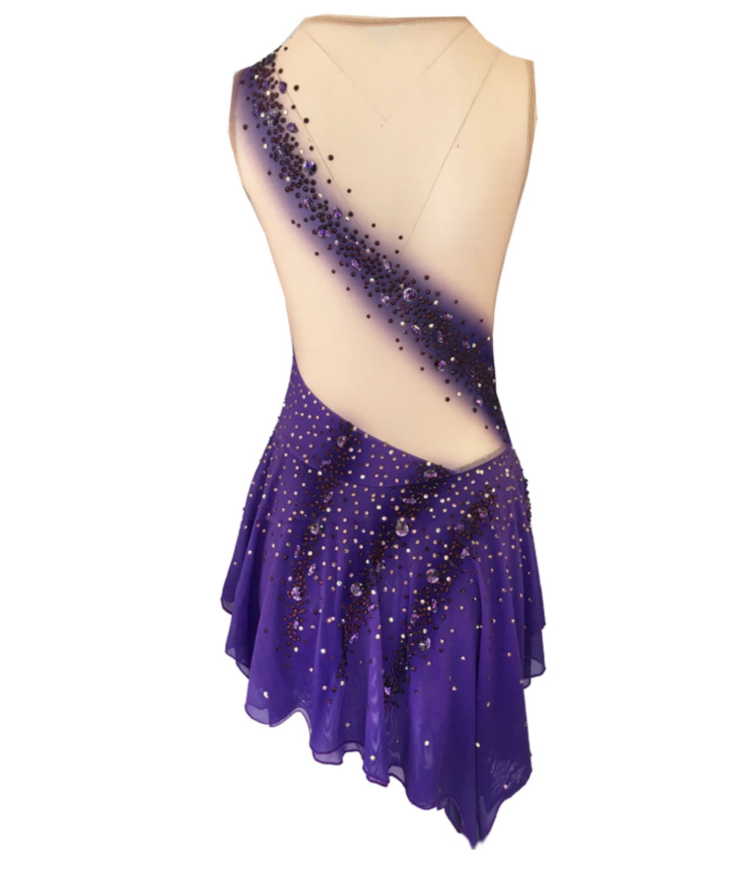 liuhuo花样滑冰演出服2020年新款滑冰考级服装 儿童滑冰服欧美范