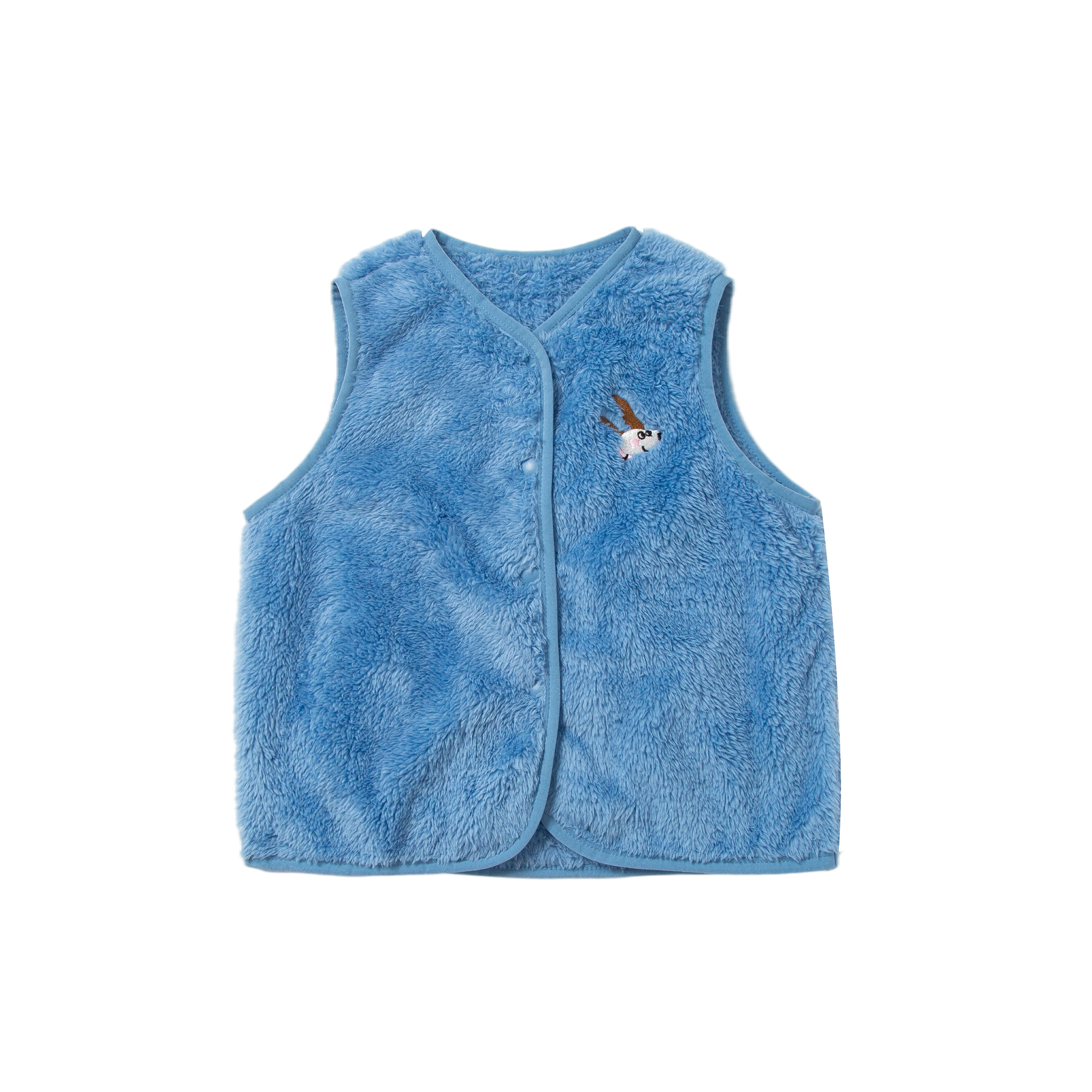 迷你巴拉巴拉儿童马甲秋冬装珊瑚绒