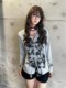 Yi Erkang Korean High Street Hot Girl Sweat 셔츠 가을 디자인 인쇄 가디건 재킷 빈티지 지퍼 스탠드 Yi Erkang Korean High Street Hot Girl Sweat 셔츠 가을 디자인 인쇄 가디건 재킷 빈티지 지퍼 스탠드