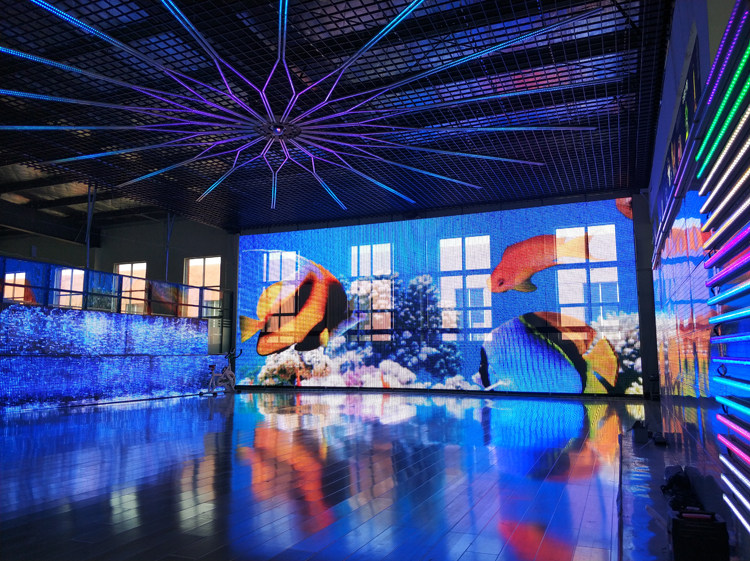 h3125sled格栅屏灯条屏炫彩屏管屏透明屏网格屏led显示屏