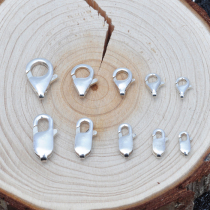 S925 sterling silver bracelet buckle chain buckle Tower buckle lobster buckle square buckle spring buckle special diy handmade jewelry