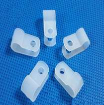 R-type wire clamp U-shaped wire clamp cable positioning holder screw plastic clamp wire ring buckle wire card wiring button