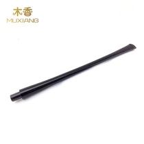 Black straight handle tip 9MM filter element reading bucket special finished cigarette holder long handle acrylic manual cigarette holder